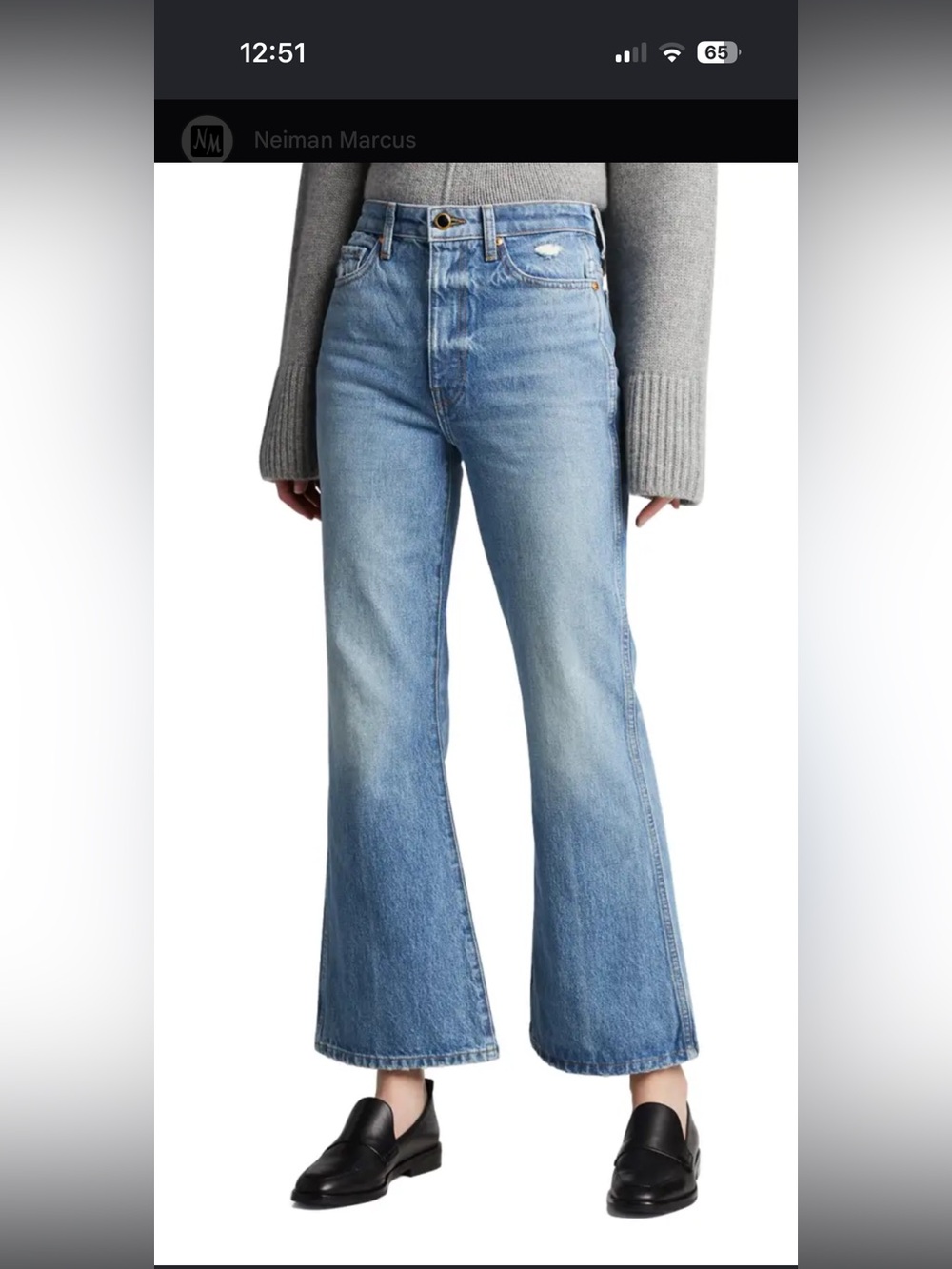 Khaite Gabbie Jeans size 25 - Picture 2 of 7